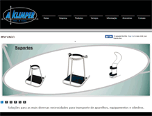 Tablet Screenshot of aklimper.com.br